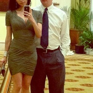 Halston Heritage Bandage Dress